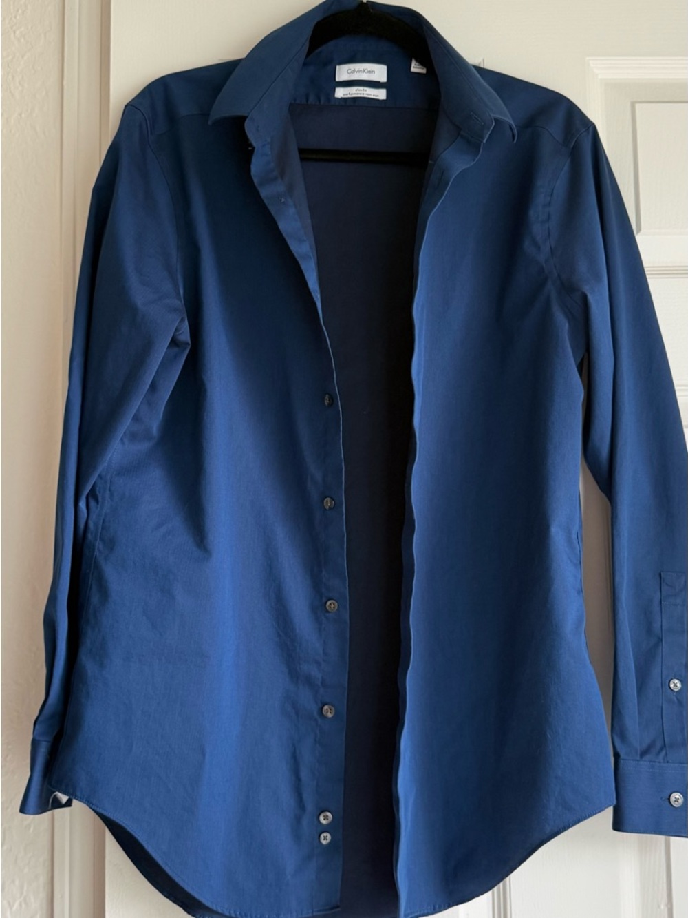 Calvin Klein Navy Blue Men's Dress Shirt